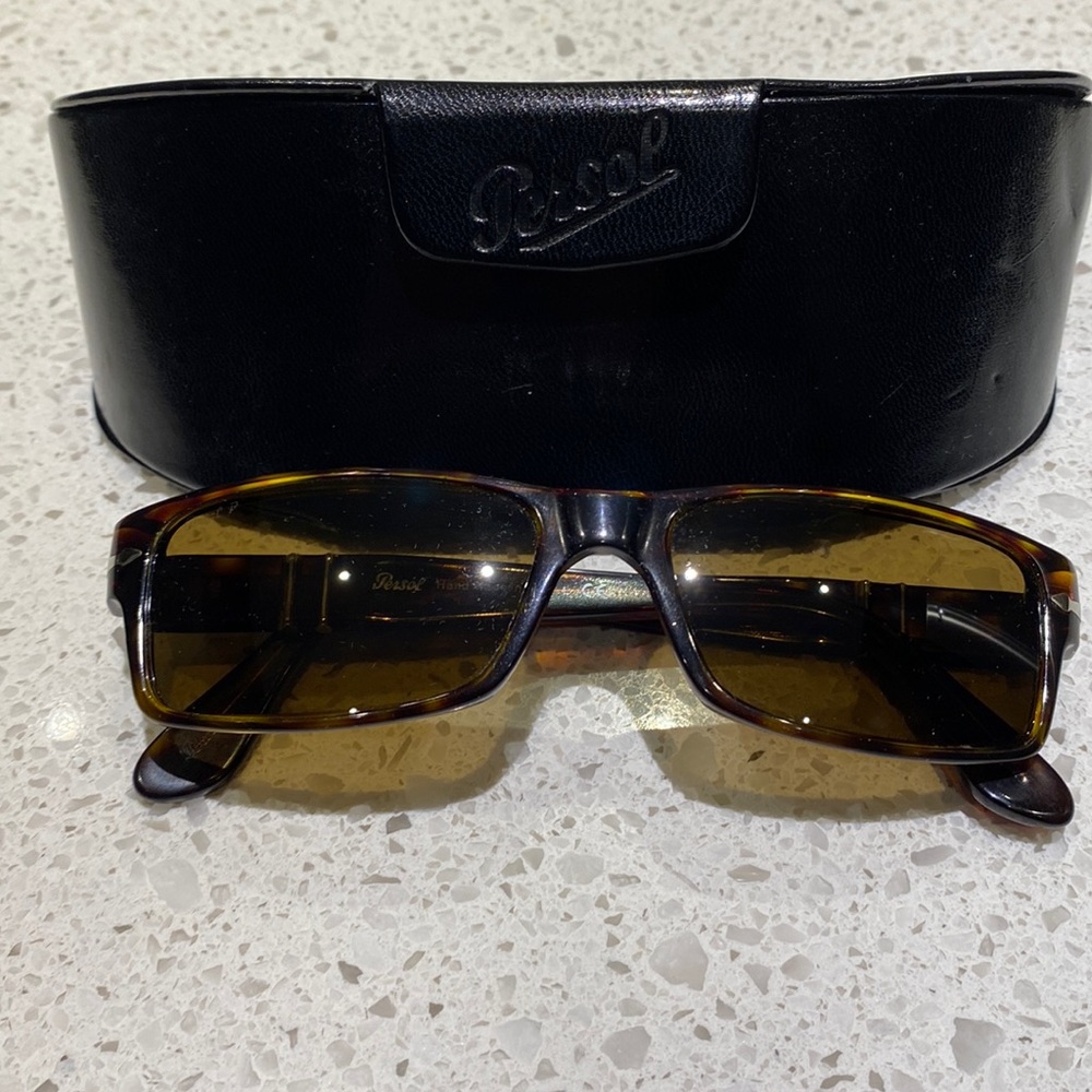 Mens Persol Tortoiseshell Sunglasses Polarized